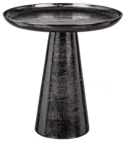 KULVIR fekete lerakóasztal 35cm átmérő
