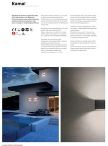 Redo 90375 - LED kültéri fali lámpatest KAMAL LED/6W/230V 3000K IP54 fehér