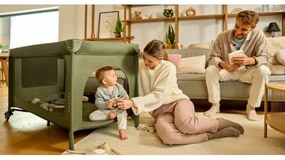 Lionelo - JASMIN EASY FOLD utazóágy, olíva zöld