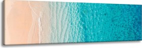 Vászonkép Tengerpart és tenger Víz Hullámok Természet 120x40 cm