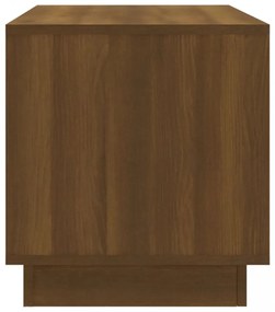 barna tölgy színű szerelt fa TV-szekrény 102x41x44 cm