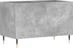 vidaXL betonszürke szerelt fa hanglemezszekrény 74,5x38x48 cm