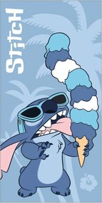 Disney Lilo és Stitch, A csillagkutya Ice Cream fürdőlepedő, strand törölköző 70x140cm (Fast Dry)
