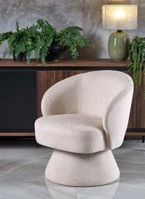 Vecna 360 fokban forgatható fotel bézs