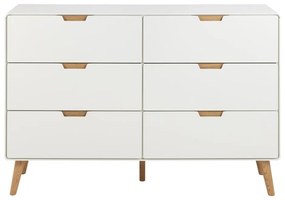 Fehér komód 135x90x40 cm Lowell – Actona