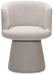 Forgatható design szék YATO, szürke-bézs