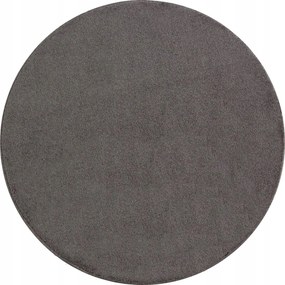 Modern szőnyeg nappaliba, barna, kör alakú, Atao 160 cm