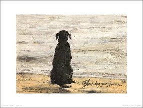 Művészeti nyomat Sam Toft - Black Dog Going Home