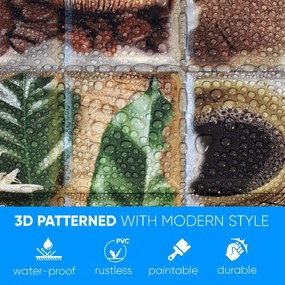 3D PVC falpanel Arabica