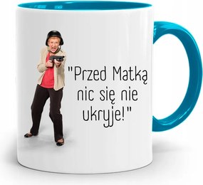 Kék Bögre Anyukáknak Semmi Sem Rejtőzik El fényképes nyomtatással