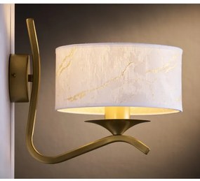 Jupiter 2111 - KASZMIR fali lámpa 1xE27/15W/230V fehér/arany/márványmintás