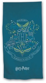 Gyermek strandtörölköző Harry Potter HOGWARTS