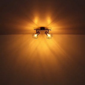 Globo 54017-2M - Spotlámpa PRISKA 2xE27/40W/230V