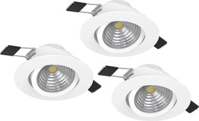 Eglo SALICETO 900745 Beépíthető spotlámpa 3x6W/LED 2700K 1350lm IP20