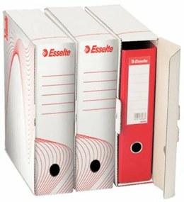 Archiválódoboz, karton, iratrendezőnek, ESSELTE Standard, fehér (E10024)