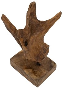 Akar szobor teak 20x11x34cm