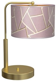 Milagro Asztali lámpa ZIGGY 1xE27/60W/230V rózsaszín/arany MI1583