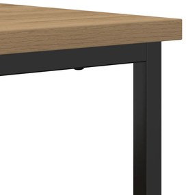 Fésülködőasztal Égerfa 69x35x80 cm Műgyanta és Acél