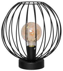 Asztali lámpa MERCURE 1xE27/15W/230V fekete