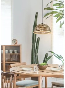 Globo 15767H1 - Csillár zsinóron COLLY 1xE27/15W/230V bambusz