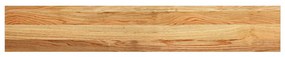 ablakpárkányok 2 db világosbarna 120x20x2 cm tömör fa tölgyfa