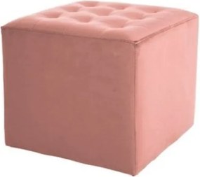 Órózsaszín puff LORI VELVET