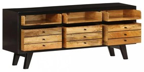 tömör mangófa TV-szekrény 120 x 30 x 50 cm