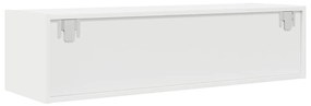 2 db fehér szerelt fa TV-szekrény 100x31x25,5 cm