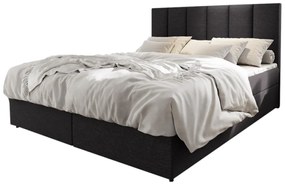 KARDI kárpitozott boxspring ágy, 180x200, sawana 05 + topper