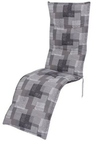 Szürke kerti székpárna napozóágyra 52x170 cm Stoke – Sun Garden