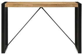 Tömör nyers mangófa étkezőasztal 120 x 55 x 76 cm