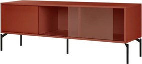 Terrakotta színű TV-állvány 160x60x42 cm Met – noo.ma