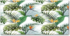 Fotó üvegkép Trópusi virágok 140x70