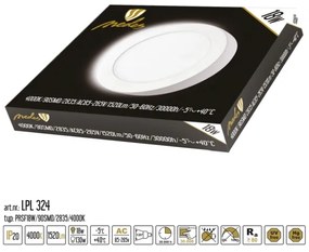 LED Mennyezeti lámpa LED/18W/230V 4000K átm. 22,5 cm