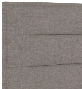 LED Fejtámla Vonalak Dizájn Taupe 80 cm Szövet