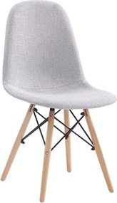 Étkezőszék, világos szürke, DARELA NEW