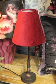 Piros lámpaernyő 20cm