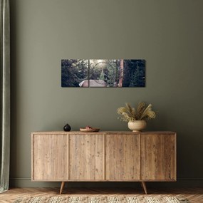Kép - Jávorszárvas a tisztáson (órával) (90x30 cm)