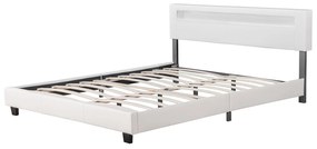 Kárpitozott ágy ,,Párizs" 160 x 200 cm - fehér