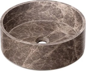 Almeria Emperador Dark kőmosdó_42 cm