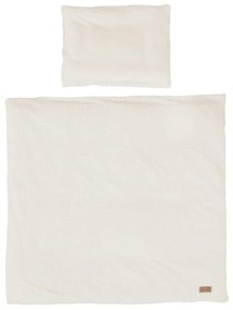 Krémszínű gyerek ágyneműhuzat babaágyhoz 80x80 cm Seashells – Roba