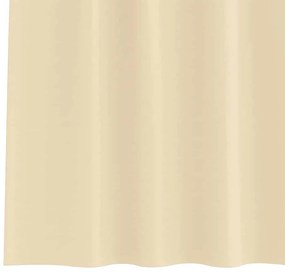 Függönyök függönyökkel 2 pcs Krém 140x140cm Poliészter