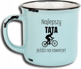 Bögre Kék Retro Vicces Ajándék Apák Napja Legjobb Apa Lovagol