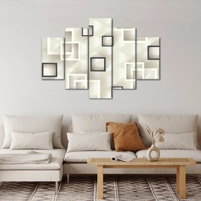 Geometriai absztrakt kép (150x105 cm)