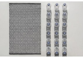 Bézs textil fürdőszobai kilépő 50x80 cm Shaki – Wenko
