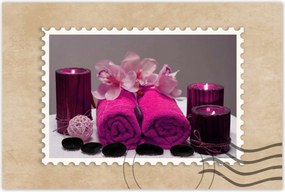 Poszterek 90x60 Őrült törölköző Fukszia