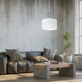 Csillár zsinóron SIRJA 1xE27/60W/230V fehér