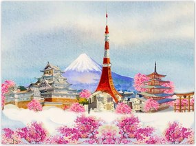 Poszterek 135x100 Kirándulás Japánba