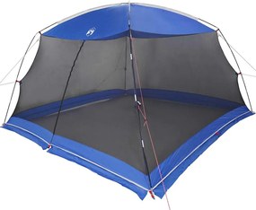 vidaXL Szúnyoghálós sátor tetővel Azure kék 380 x 380 x 225 cm
