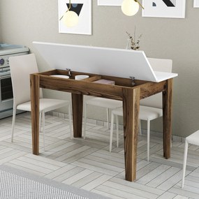 Étkező asztal Kiev 505 - Walnut, White